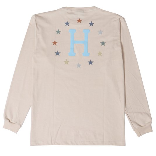 Camiseta Huf Puff Galaxies M/L Caqui