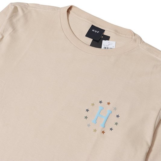 Camiseta Huf Puff Galaxies M/L Caqui