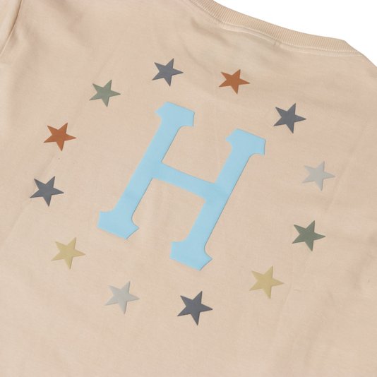 Camiseta Huf Puff Galaxies M/L Caqui