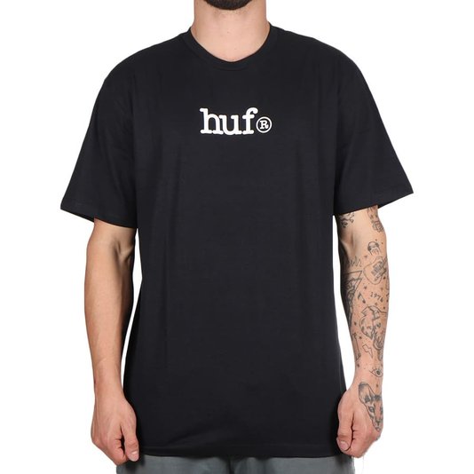 Camiseta Huf Type Preto