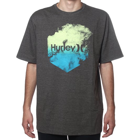Camiseta Hurley Acid Verde Escuro Mescla