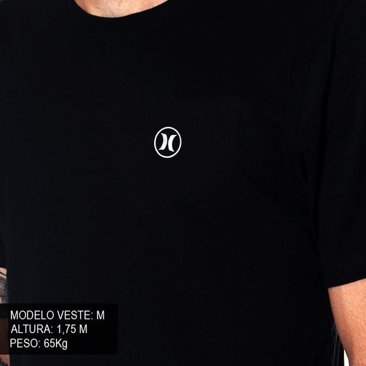 Camiseta Hurley Basic Dri Fit Preto