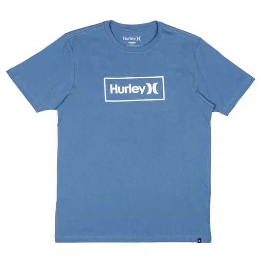Camiseta Hurley Box Relevo Azul