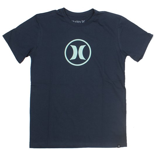 Camiseta Hurley Circle Icon Infantil Azul Marinho