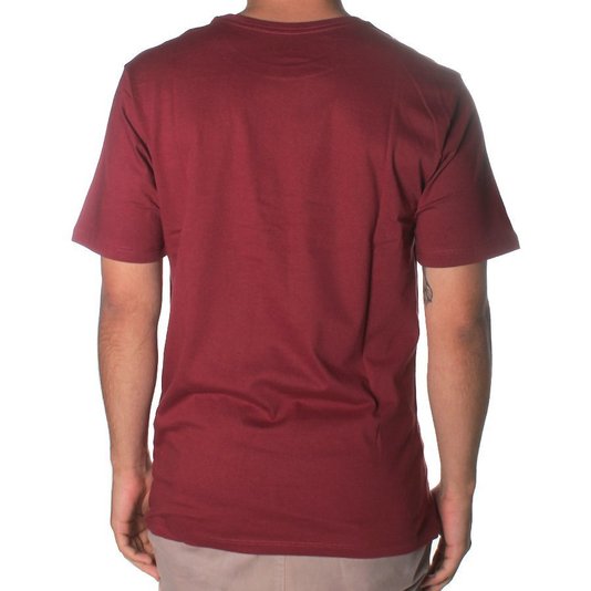 Camiseta Hurley Circle Sunset Bordo