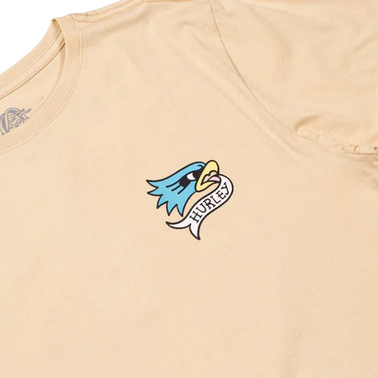 Camiseta Hurley Etam Eagle Bege