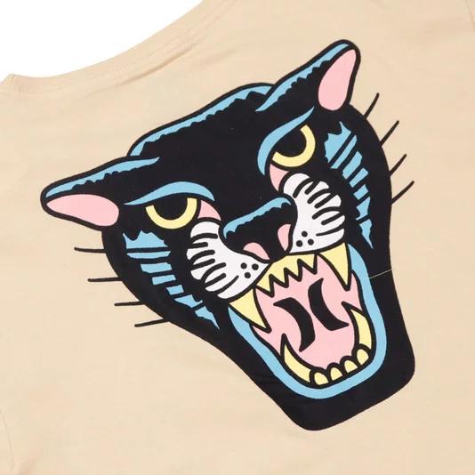 Camiseta Hurley Etam Panther Bege