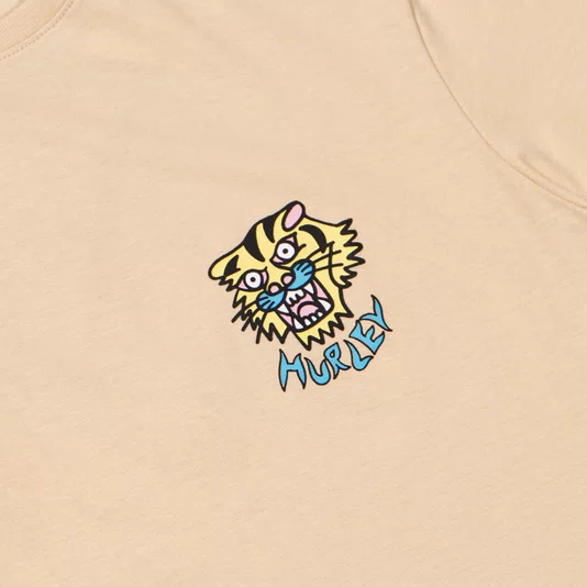 Camiseta Hurley Etam Tigre Bege