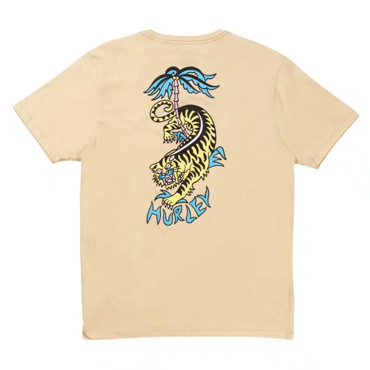Camiseta Hurley Etam Tigre Bege