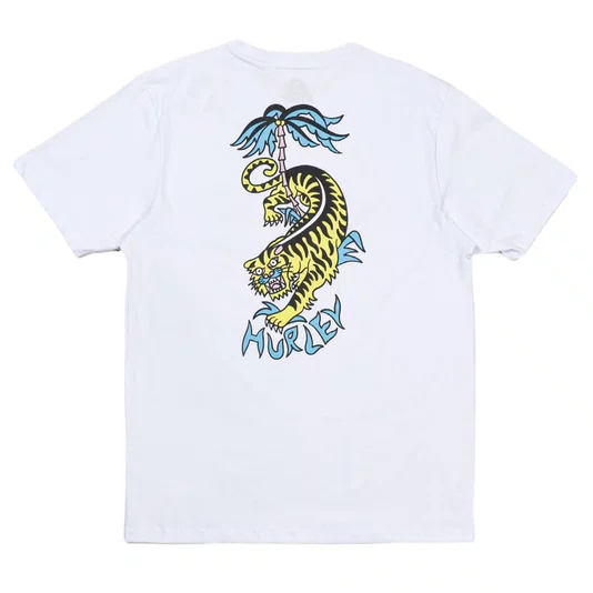 Camiseta Hurley Etam Trigre Branco