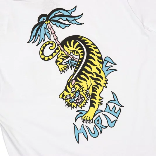 Camiseta Hurley Etam Trigre Branco