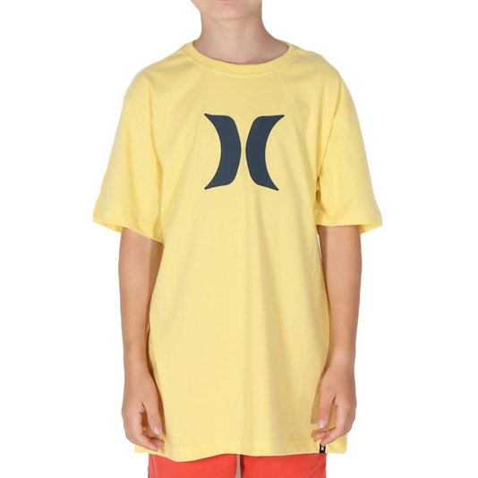 Camiseta Hurley Icon Juvenil Amarelo