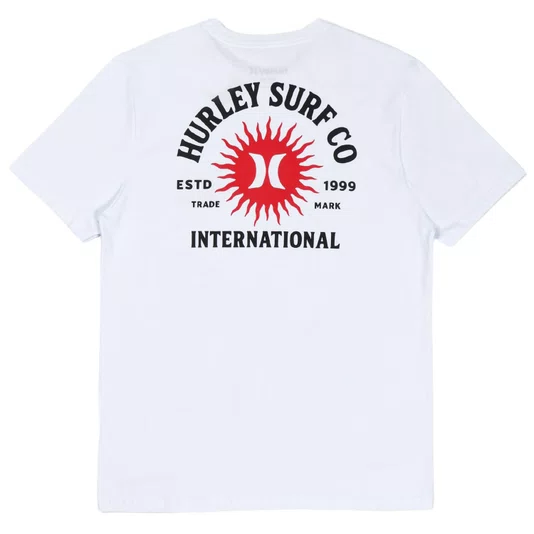 Camiseta Hurley Icon Sun P.E Branco