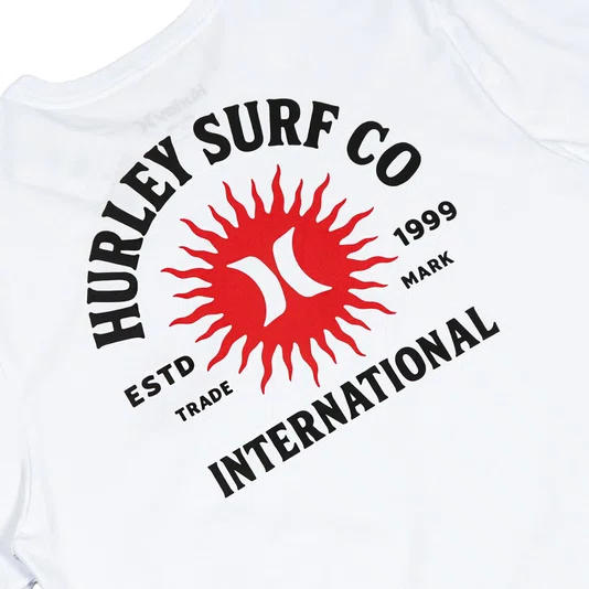 Camiseta Hurley Icon Sun P.E Branco