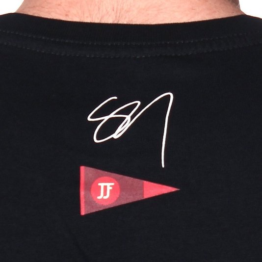 Camiseta Hurley Manga Longa Sig x JJF Huli Wae Preto