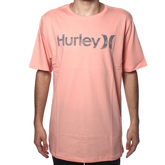 Camiseta Hurley O&O Push Throught Rosa