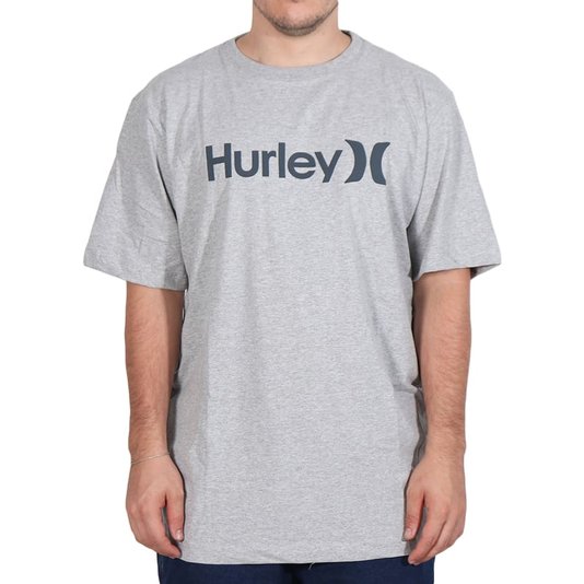 Camiseta Hurley O&O Solid Cinza Mescla