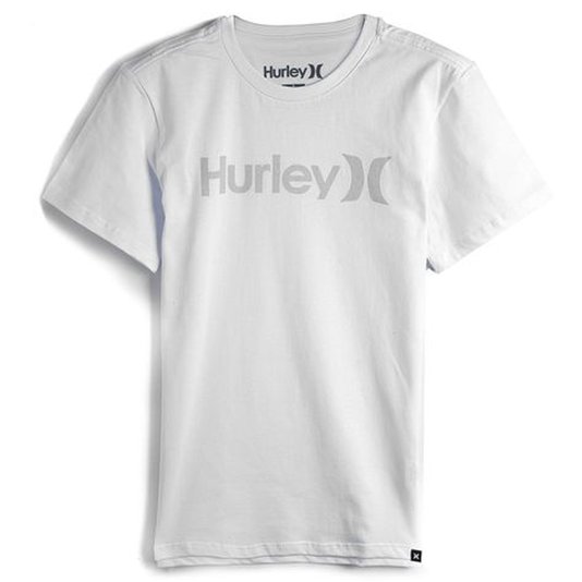 Camiseta Hurley O&O Solid Juvenil Branco