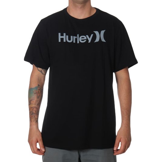 Camiseta Hurley O&O Solid Over Preto