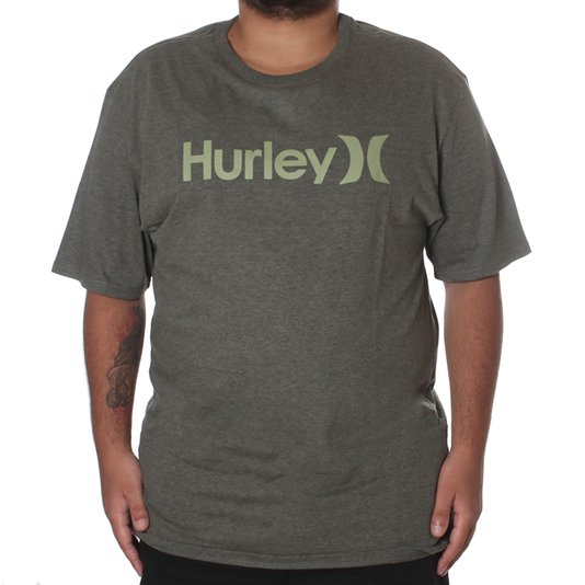 Camiseta Hurley Oversize O & O Solid Verde Militar
