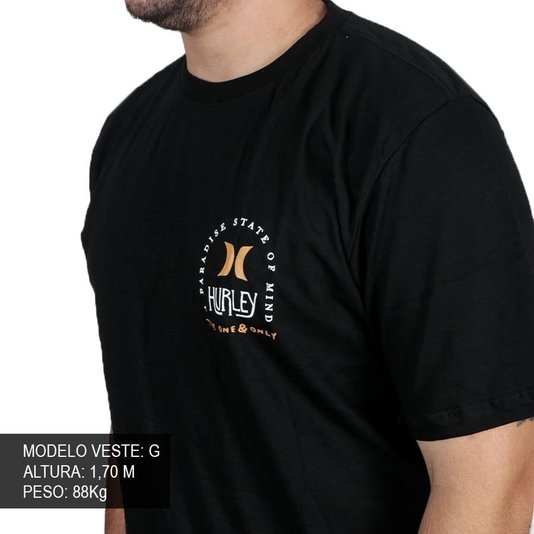 Camiseta Hurley Palms Preto