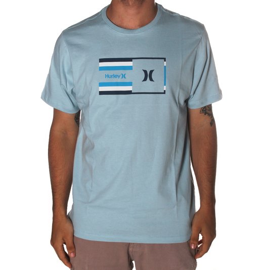 Camiseta Hurley Radio Azul Claro