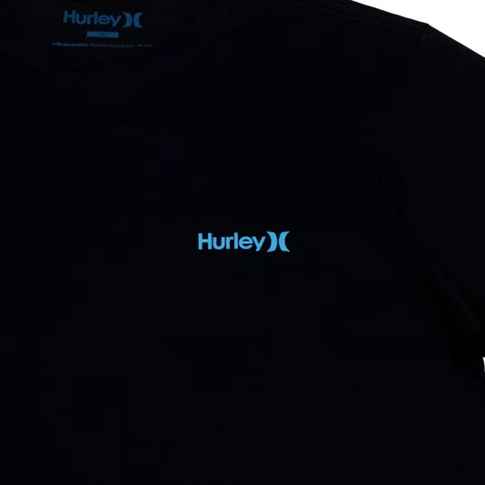Camiseta Hurley Silk Classic Preto