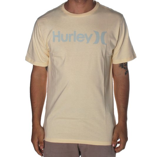 Camiseta Hurley Silk O&O Amarelo Claro Areia