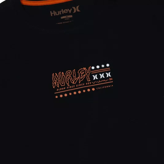 Camiseta Hurley Silk Psyko Preto