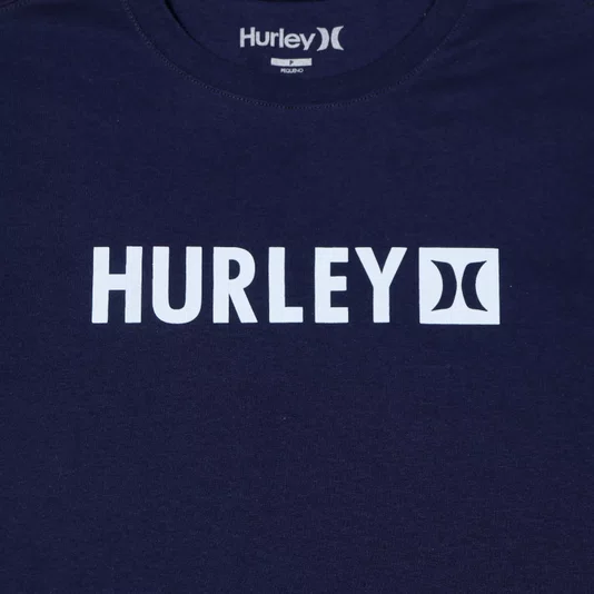 Camiseta Hurley Square Azul Marinho