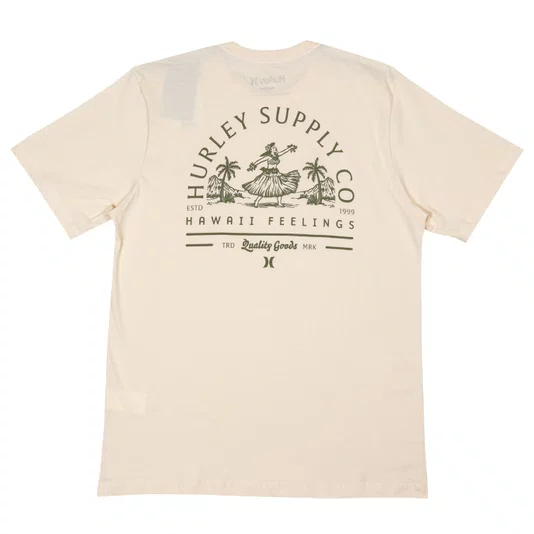 Camiseta Hurley Ula Ula Off White