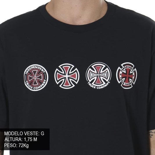 Camiseta Independent 4 Of A Kind Preto
