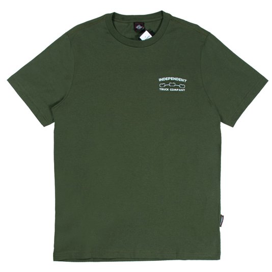 Camiseta Independent Anytime Anywhere Chain Verde Militar