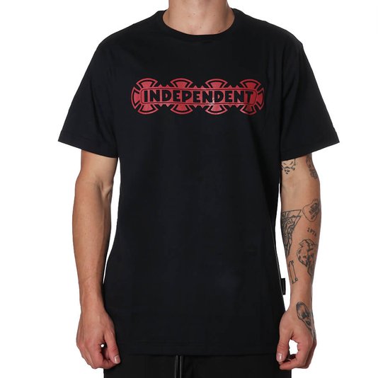 Camiseta Independent Bar Squad Preto/Vermelho
