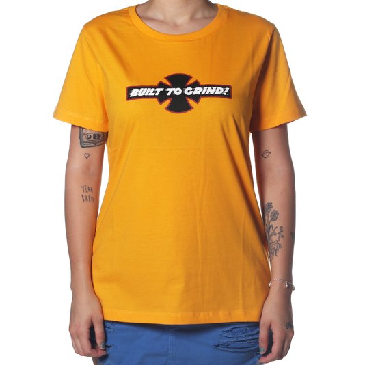 Camiseta Independent BTG Logo Built To Grind Amarelo