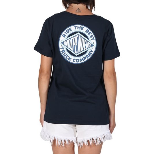 Camiseta Independent Btg Summit Feminina Azul Marinho