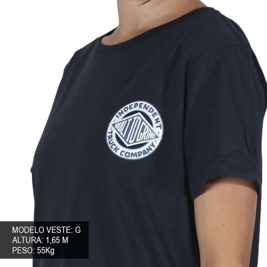 Camiseta Independent Btg Summit Feminina Azul Marinho