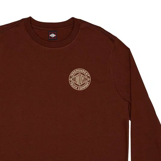 Camiseta Independent Clipper M/L Marrom