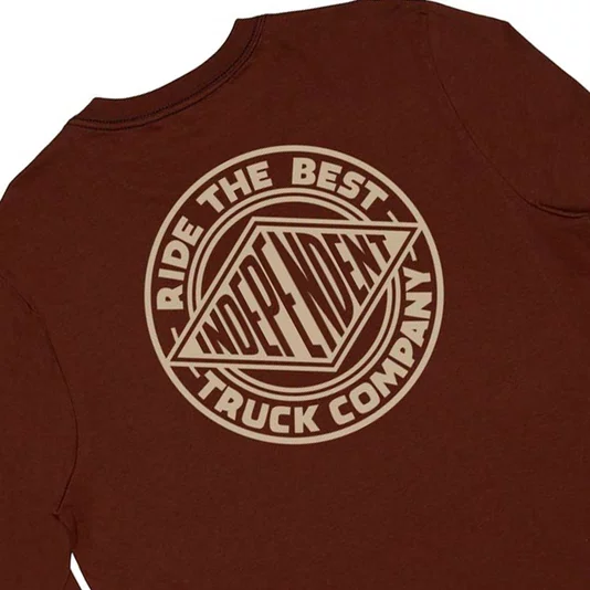 Camiseta Independent Clipper M/L Marrom
