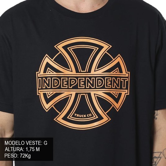 Camiseta Independent Convex Preto
