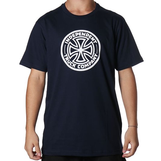 Camiseta Independent Cross Logo Azul Marinho