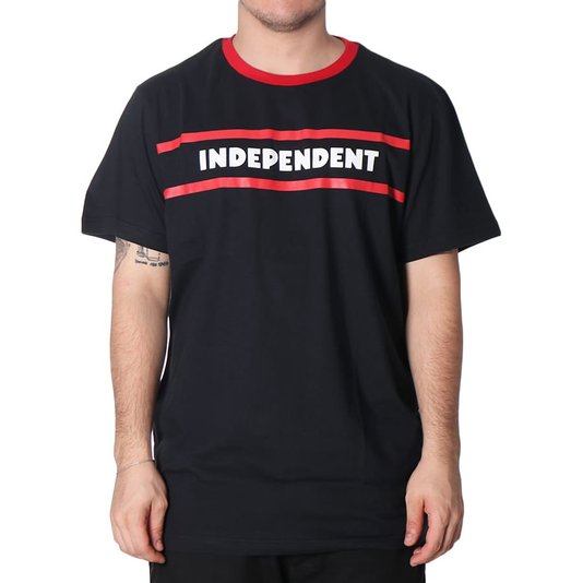 Camiseta Independent Especial Itc Streak Preto/Vermelho