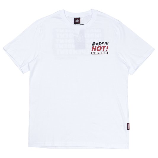 Camiseta Independent Fn Hot Bar Stack Branco