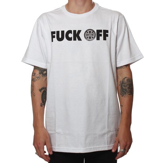 Camiseta Independent Fuck Off Branco