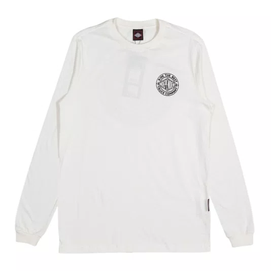 Camiseta Independent M/L Clipper Off White