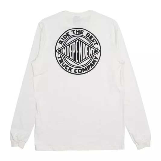 Camiseta Independent M/L Clipper Off White