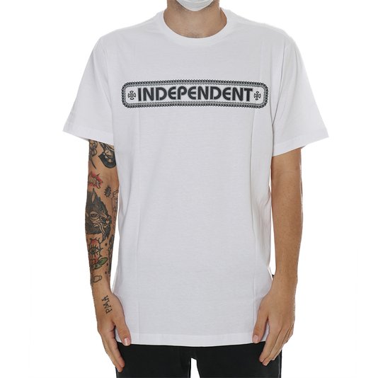 Camiseta Independent Rebar Cross Branco