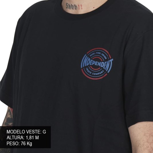 Camiseta Independent Sfg Concealed Preto