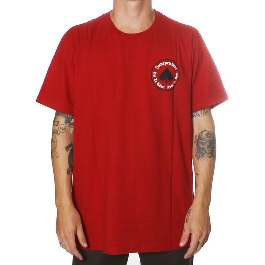Camiseta Independent Thrasher OATH Skate Or Die Vermelho