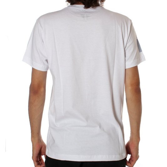 Camiseta Insane Water Logo Side Branco/Azul